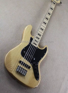Weifang Rebon-guitarra eléctrica de <span class=keywords><strong>bajo</strong></span>, <span class=keywords><strong>5</strong></span> <span class=keywords><strong>cuerdas</strong></span>, ashwood JB, con color madera - Product Image 2