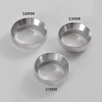 Entonnoir doseur magnétique en alliage d'aluminium réutilisable Esunse, design classique, vente chaude, 51/53/57,5/58/58,35 mm, doseur de café à dose unique