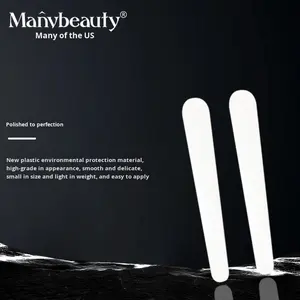 Bâtonnet en plastique blanc de 97 mm <span class=keywords><strong>pour</strong></span> salon de beauté, <span class=keywords><strong>pour</strong></span> mélanger et remuer, spatules cosmétiques en plastique faites <span class=keywords><strong>maison</strong></span> <span class=keywords><strong>pour</strong></span> crème de soin de la <span class=keywords><strong>peau</strong></span> - Product Image 4