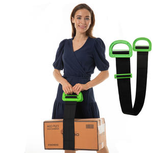 Correas Ajustables Antideslizantes para Mover y Levantar Muebles, Cajas, Cinturón de Manipulación para Mudanzas, Color Negro - Product Image 1