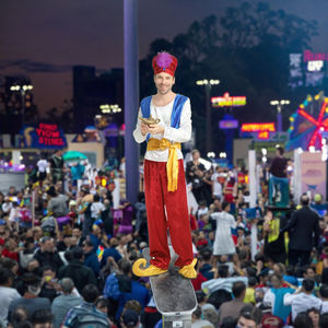 Disfraz de <span class=keywords><strong>Aladdin</strong></span> para Hombre Adulto, Carnaval de Halloween, Traje de Rata Callejera, Héroe Popular, Príncipe Árabe, Inspirado en Cine y Televisión - Product Image 2