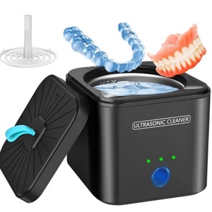 Máquina de Limpieza Dental Ultrasónica OEM con Tanque de Acero Inoxidable de 200 ml, Limpiador Ultrasónico Doméstico para Aparatos Dentales - Product Image 1