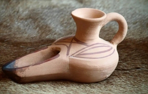 Lámpara de aceite de cerámica medieval almohade - Product Image 6