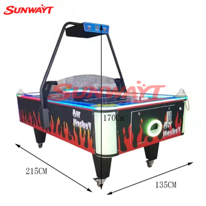 Table de hockey sur air électrique de luxe pour usage commercial, machine d'amusement intérieure de qualité professionnelle à vendre - Product Image 4