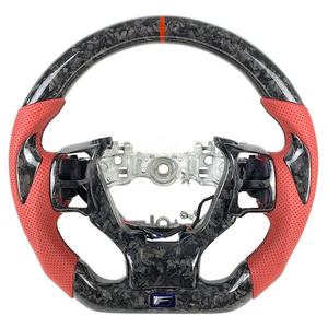 Volante de Fibra de Carbono Real para Automóvil, <span class=keywords><strong>Precio</strong></span> de Fábrica, para Lexus <span class=keywords><strong>NX</strong></span> CT200 <span class=keywords><strong>250</strong></span> 300 RCF RX ES GS, Base Plana, 3 Runner - Product Image 6