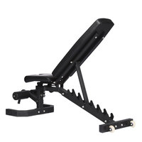 Banc de musculation réglable avec logo personnalisé, extension pour soulevé de cuisse, cadre en acier, équipement de fitness multifonctionnel pour la maison, fournisseur d'équipements de fitness inclinables