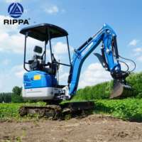 Ce Epa Euro 5 harga pabrik ekskavator Mini 1Ton 1,5ton mesin penggali kecil Kubota ekskavator Mini digunakan kondisi gratis pengiriman