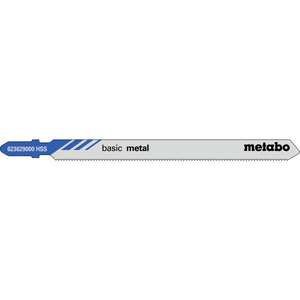 ใบเลื่อยจิ๊กซอว์ Metabo-623623000 'โลหะพื้นฐาน' (25ชิ้น) -ใบมีด4007430136978 EAN และใบมีดตัดแผ่นจิ๊กซอว์ - Product Image 1