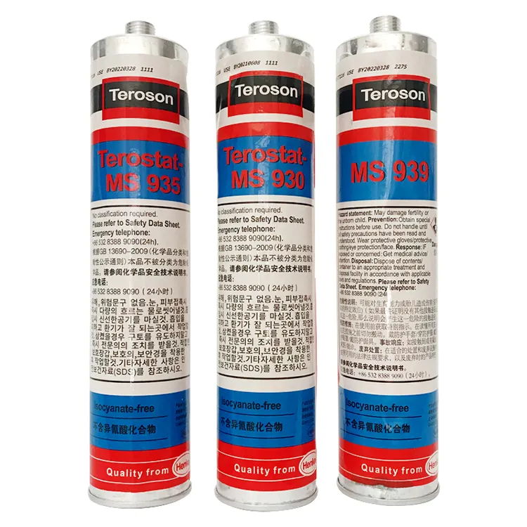 Loctiter tyrosone ms935 939 930 silane Sealant cấu trúc mạnh mẽ keo caulking đại lý Trắng xám 310ml kính chắn gió xe hơi