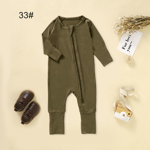 Mameluco de Bambú para Bebé, Suave, de Verano, con Cierre de Doble Vía, Manga Larga - Product Image 5