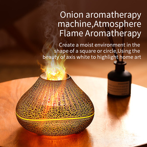 Diffuseur d'arômes ultrasonique 3D effet flamme 160 ml pour huiles essentielles, humidificateur d'air parfumé pour <span class=keywords><strong>yoga</strong></span>, vente en gros - Product Image 6