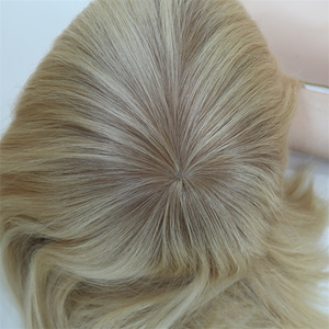 Toppers europeo <span class=keywords><strong>per</strong></span> capelli umani in seta traspirante Top integrazione capelli <span class=keywords><strong>donna</strong></span> capelli Topper Toupee <span class=keywords><strong>per</strong></span> <span class=keywords><strong>donna</strong></span> sistema di sostituzione Hairpiece - Product Image 3