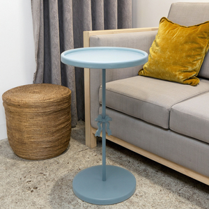 Grossista Custom di alta qualità moderno stile nordico in <span class=keywords><strong>legno</strong></span> <span class=keywords><strong>e</strong></span> <span class=keywords><strong>metallo</strong></span> divano rotondo lato tavolino da caffè per la camera da letto soggiorno - Product Image 1