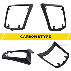 Couvercle de Feu Arrière en ABS pour Moto, Accessoire de Protection de Cadre en Carbone Noir pour <span class=keywords><strong>VESPA</strong></span> GTS GTV 250 300 - Product Image 4