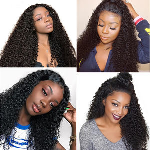 Perruques en cheveux humains indiens de qualité supérieure en gros <span class=keywords><strong>2022</strong></span>, tissage naturel avec fermeture frontale bouclée - Product Image 5