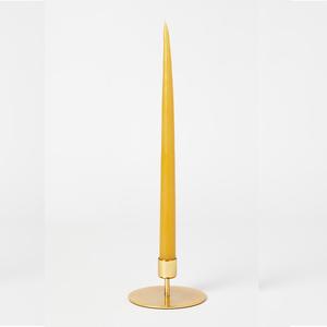 Antique Gold Metal Iron <b>Taper</b> <b>Candle</b> Holder Stand - Product Image 1
