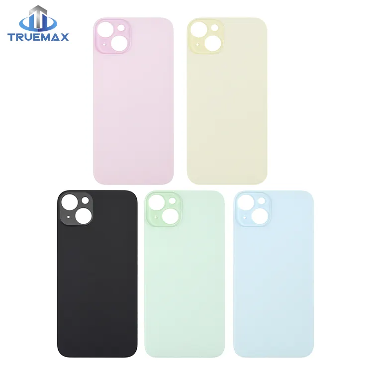 Parti di ricambio per telefono cellulare custodia posteriore per iPhone 15 Plus originale Cover posteriore in vetro per iPhone15 Plus