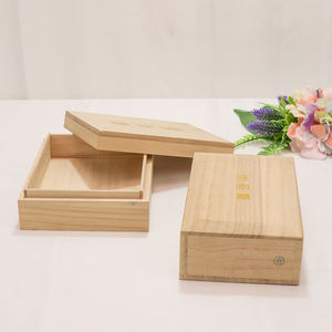 Caixas de Madeira <span class=keywords><strong>Balsa</strong></span> Não Acabadas Atacado Caixas de Madeira Paulownia Japonesa - Product Image 3