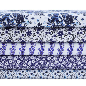 Gran oferta de telas acolchadas de algodón 100%, algodón tejido para edredón, hilo peinado, estilo liso y patrón impreso para niños y niñas - Product Image 4