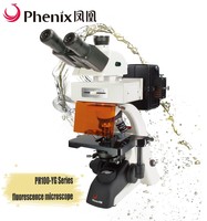 Phenix Professional Microscope PH100-YG Fluorescence Microbiology Trinocular Fluorescence Microscope for Laboratory Binoculaire