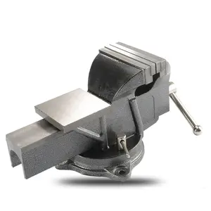 Heavy Duty Professional wood working Bench Vise wood working Stationary Fixed Base With Anvil