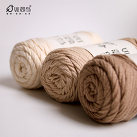 Wholesale Fancy Super Soft Smooth Hand Knitting 100% Cotton Yarn for Crocheting Bags Blanket