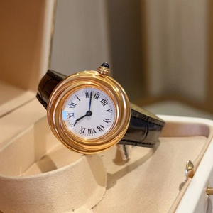 Reloj de Lujo para Mujer, Resistente al Agua, Movimiento Miyota, Caja de Acero Inoxidable, Correa de Cuero, Esfera con Manecillas Fáciles de Leer - Product Image 5