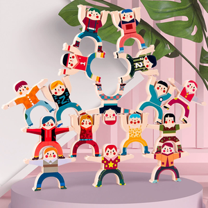 Bloques de Apilamiento Strongman para Educación Temprana, Escritorio Interactivo para Padres e Hijos, Juego de Inteligencia y Equilibrio para Apilar a la Altura - Product Image 4