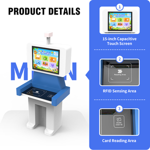 Macchina Libreria Self-Service per Bambini con RFID, Chiosco Intelligente Facile <span class=keywords><strong>da</strong></span> Usare con Interfaccia Cartoon per l'Area di Lettura <span class=keywords><strong>dei</strong></span> Bambini - Product Image 3