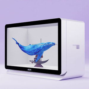 Vitrine publicitaire Holobox 65/75/86/98 pouces avec caméra intégrée, effet 3D, écran tactile multipoint interactif pour la vente au détail - Product Image 1