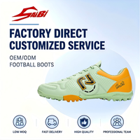 Chaussures de football pour hommes, semelle intérieure respirante, sans odeur, en mesh TF, base en caoutchouc antidérapante durable, fabrication directe d'usine