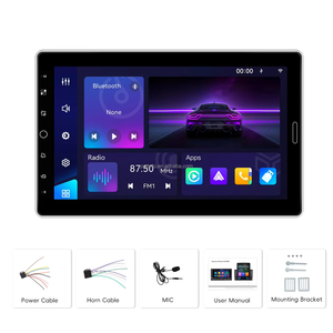 วิทยุติดรถยนต์ Podofo 1 Din หน้าจอสัมผัสหมุนได้ 10.1 นิ้ว รองรับ YouTube Video/Wireless Carplay/Android Auto เครื่องเล่น MP5 ในรถยนต์ ระบบ FM รองรับ OEM/ODM - Product Image 6