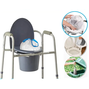 Bed Pans Liners para mujeres Ancianos Hombres y mujeres 53*38cm Cordón Watse Bag con almohadilla SAP - Product Image 4