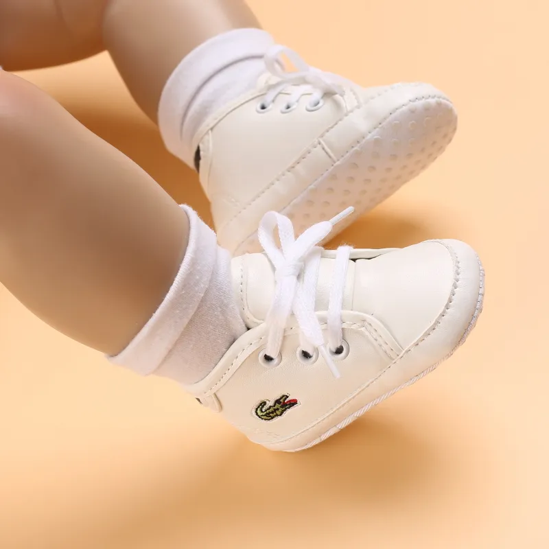 באופן עצמאי נועד 0-1 שנה פעוט נעלי עור מפוצל תינוק נעליים רך סוליות החלקה קטן נעלי עור עבור בני ובנות c