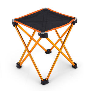 Taburete <span class=keywords><strong>Plegable</strong></span> de Aleación de Aluminio Ultraligero para Exteriores, Taburete de Pesca, Banco Esquinero Multifuncional, Silla de Camping, Sillón de Masaje Grande - Product Image 1