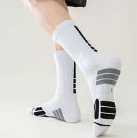 Chaussettes de sport épaisses en tissu éponge pour hommes, anti-odeurs et respirantes, avec votre logo