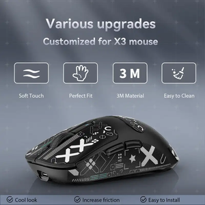 Autocollants pour souris Logitech Razer Lizard, personnalisés, compatibles, absorbant la transpiration, bande adhésive pour souris de jeu pour PC, épaisseur 0,5 mm - Product Image 4