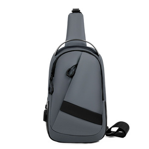 New Fashion Men's Chest <b>Bag</b> Casual Sport Business Charging <b>Large</b>-Capacity Wear-Resistant Shoulder <b>Crossbody</b> <b>Bag</b> for Outdoor - Product Image 1