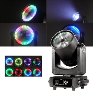 UNOXINE - Cabeza Móvil LED de Alta Potencia de 150 W, Color Blanco Cálido, Giratoria, para Conciertos, Teatro e Iluminación de Estudio - Product Image 3