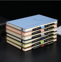 Cahier de notes en Faux cuir PU, classique, pas cher, avec Logo en relief, personnalisé, pour Agenda, Agenda, Agenda