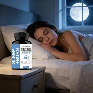 Exportation transfrontalière SLEEP+BURN CAPSULES Complément alimentaire 60 capsules, Vente directe d'usine, Support OEM - Product Image 4