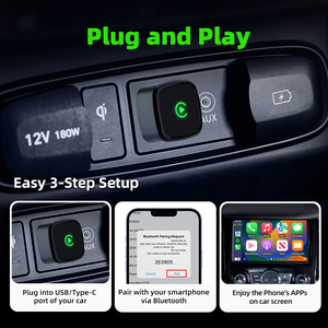 Adaptador Portátil USB CarPlay y Android Auto Modelo 2633 con 1 Año de Garantía, Recién Llegado - Product Image 3