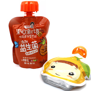 Bolsas de embalaje de yogur líquido de impresión personalizada para bolsa de bebida de jugo - Product Image 1