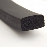 Bande d'étanchéité en mousse de caoutchouc EPDM rectangulaire carrée
