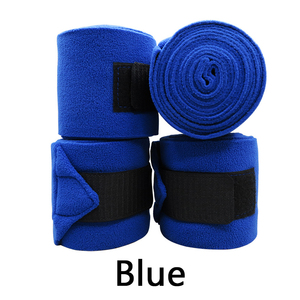 Vendaje elástico para pierna de <span class=keywords><strong>caballo</strong></span>, elástico, <span class=keywords><strong>Polo</strong></span> ecuestre, vendaje para piernas, grueso, paquete de 4 Uds. - Product Image 6