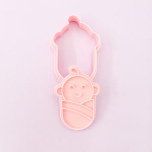 <span class=keywords><strong>Cigogne</strong></span> bébé série <span class=keywords><strong>emporte</strong></span>-pièces en plastique 3D dessin animé forme bricolage argile Animation imprimé moule à Biscuit personnalisé - Product Image 6