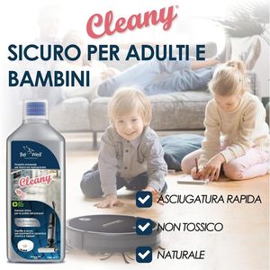 Be Well Cleany Limpiador de Pisos 1000ml Multi Superficie Universal para Robots y Aspiradoras - Product Image 3