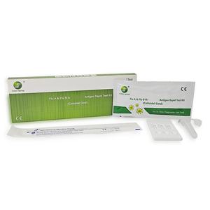 3-in-1 Atemwegserreger Kolloidales Gold FluA FluB Virus-<span class=keywords><strong>Test</strong></span> Kombi-Antigen Schnelltest-<span class=keywords><strong>Kit</strong></span> - Product Image 1
