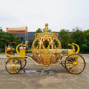 European Elegant Princess High-quality Cinderella Carriage for Sale/wedding Personalized Pumpkin Carriage On sale - Product Image 6
