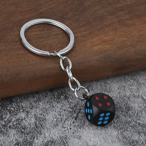 Porte-clés en alliage coloré, jetons de mahjong en métal, porte-clés de <span class=keywords><strong>voiture</strong></span>, pendentifs et petits cadeaux se vendent bien. - Product Image 3